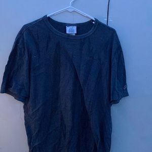dark grey with black streaks t-shirt•LARGE